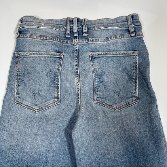 MCGUIRE Jeans Bessette Cropped Wide Leg Culotte Jean size 26 Blue - Picture 9 of 10